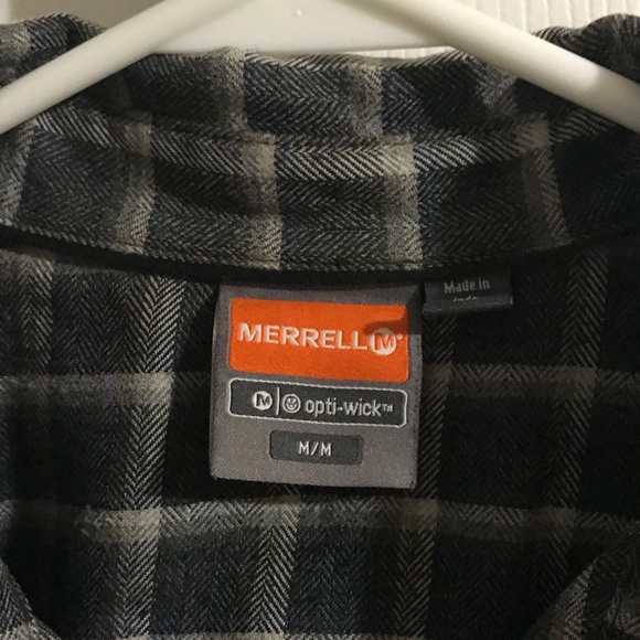 Merrell OptI-Wick Button Down Shirt - Picture 2 of 4
